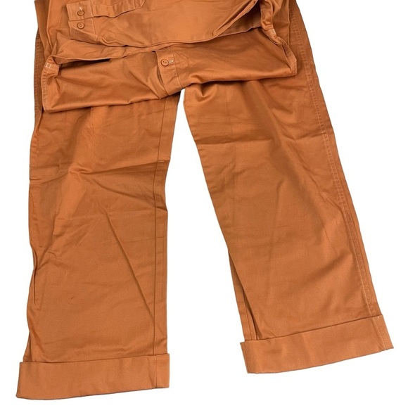 The Drop x victoria.dahlberg Rust Orange Utility Jumpsuit NWOT Medium - Picture 8 of 14